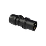 CEE-plug 16A 3p 6h IP44 SHARK black