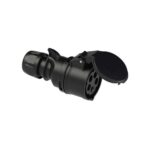 CEE-connector 16A 5p 6h IP44 SHARK (black)